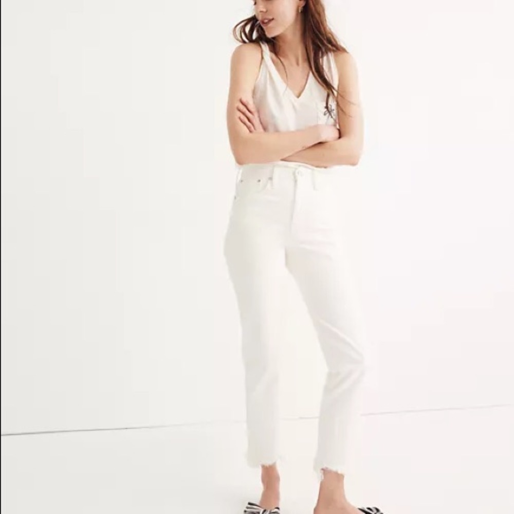 Madewell Perfect Summer Jean SZ 24 - White